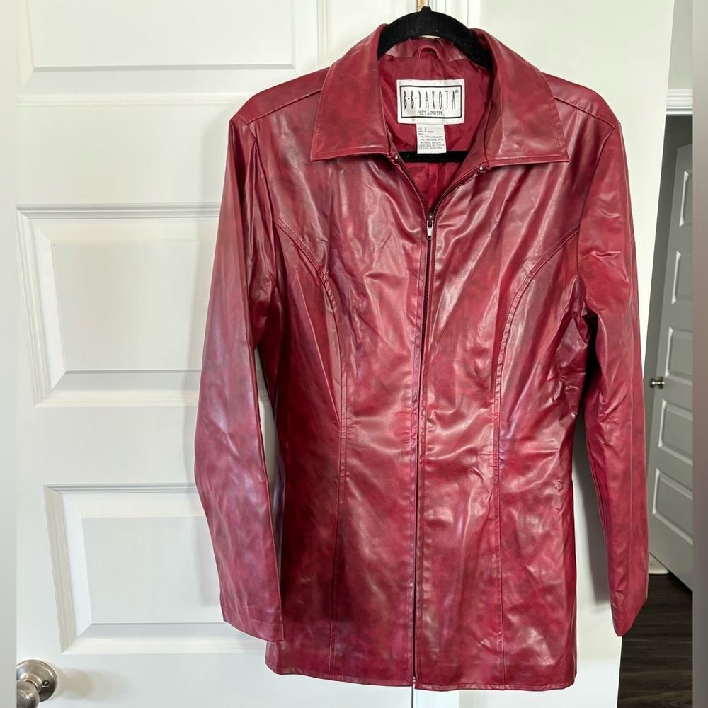 Vintage Red Jacket Size Large